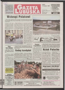 Gazeta Lubuska R. XLVII, nr 213 (11 września 1998). - Wyd 1