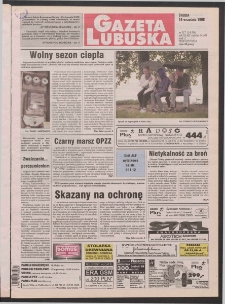 Gazeta Lubuska R. XLVII, nr 217 (16 września 1998). - Wyd 1