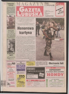 Gazeta Lubuska : magazyn R. XLVII, nr 232 (3/4 października 1998). - Wyd 1