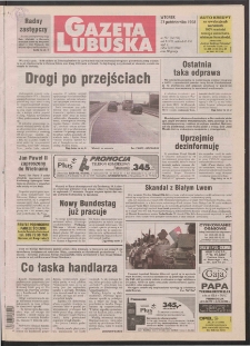 Gazeta Lubuska R. XLVII, nr 252 (27 października 1998). - Wyd 1