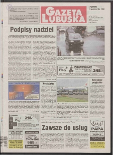 Gazeta Lubuska R. XLVII, nr 254 (29 października 1998). - Wyd 1