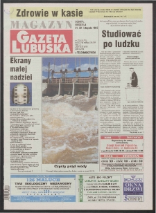 Gazeta Lubuska : magazyn R. XLVII, nr 273 (21/22 listopada 1998). - Wyd 1