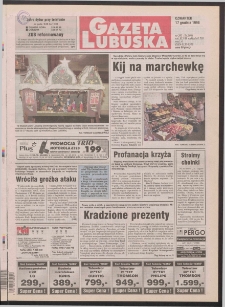 Gazeta Lubuska R. XLVII, nr 295 (17 grudnia 1998). - Wyd 1