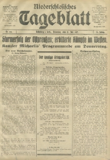 Niederschlesisches Tageblatt, no 164 (Dienstag, den 17. Juli 1917)