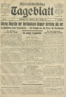 Niederschlesisches Tageblatt, no 189 (Mittwoch, den 15. August 1917)