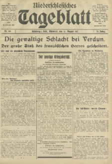 Niederschlesisches Tageblatt, no 195 (Mittwoch, den 22. August 1917)
