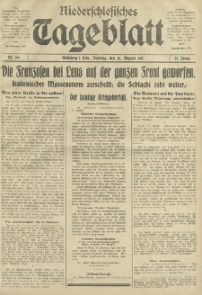 Niederschlesisches Tageblatt, no 199 (Sonntag, den 26. August 1917)