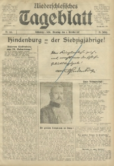 Niederschlesisches Tageblatt, no 230 (Dienstag, den 2. Oktober 1917)