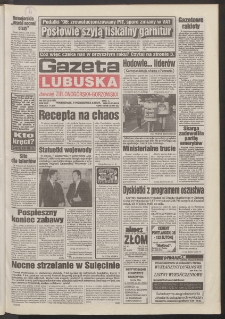 Gazeta Lubuska : dawniej Zielonogórska-Gorzowska R. XLIII [właśc. XLIV], nr 235 (9 października 1995). - Wyd. 1