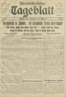 Niederschlesisches Tageblatt, no 252 (Sonnabend, den 27. Oktober 1917)