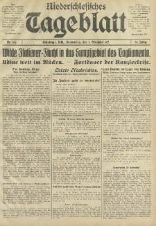 Niederschlesisches Tageblatt, no 256 (Donnerstag, den 1. November 1917)