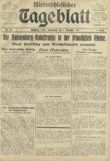 Niederschlesisches Tageblatt, no 258 (Sonnabend, den 3. November 1917)