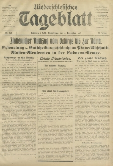 Niederschlesisches Tageblatt, no 262 (Donnerstag, den 8. November 1917)