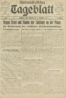 Niederschlesisches Tageblatt, no 266 (Dienstag, den 13. November 1917)