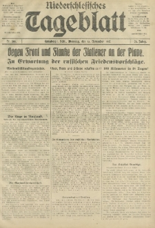 Niederschlesisches Tageblatt, no 266 (Dienstag, den 13. November 1917)