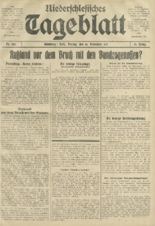 Niederschlesisches Tageblatt, no 280 (Freitag, den 30. November 1917)