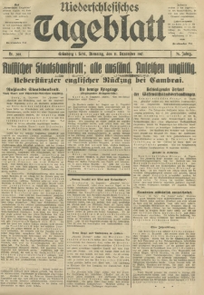 Niederschlesisches Tageblatt, no 289 (Dienstag, den 11. Dezember 1917)