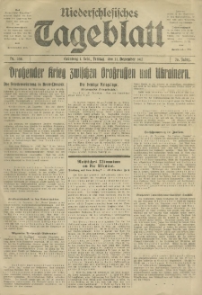 Niederschlesisches Tageblatt, no 298 (Freitag, den 21. Dezember 1917)
