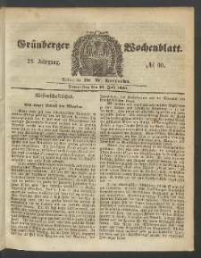 Grünberger Wochenblatt, No. 60. (28. Juli 1853)