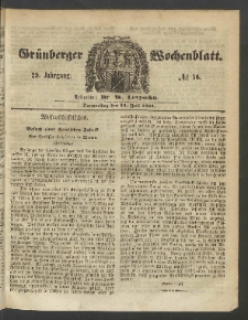 Grünberger Wochenblatt, No. 56. (14. Juli 1853)