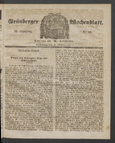 Grünberger Wochenblatt, No. 80. (4. Oktober 1855)