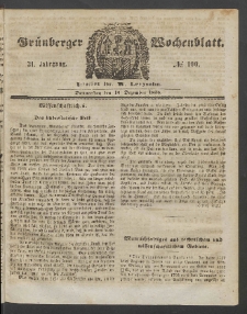 Grünberger Wochenblatt, No. 100. (13. Dezember 1855)