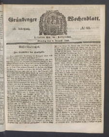 Grünberger Wochenblatt, No. 62. (4. August 1856)