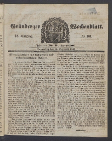 Grünberger Wochenblatt, No. 101. (18. Dezember 1856)