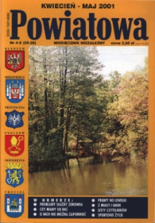 Powiatowa, nr 4-5 (25-26) (kwiecień-maj 2001)