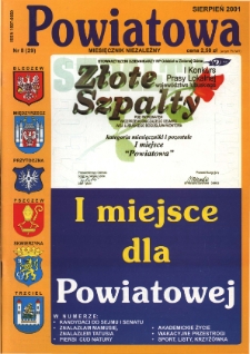 Powiatowa, nr 8 (29) (sierpień 2001)