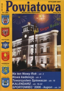 Powiatowa: miesięcznik niezależny, nr 1 (94) (styczeń 2007)