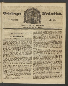 Grünberger Wochenblatt, No. 55. (11. Juli 1859)