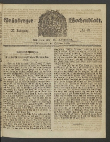Grünberger Wochenblatt, No. 83. (17. Oktober 1859)