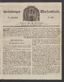 Grünberger Wochenblatt, No. 103. (30. Dezember 1861)