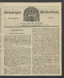 Grünberger Wochenblatt, No. 12. (10. Februar 1862)
