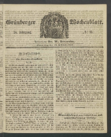 Grünberger Wochenblatt, No. 13. (13. Februar 1862)