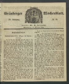 Grünberger Wochenblatt, No. 16. (24. Februar 1862)