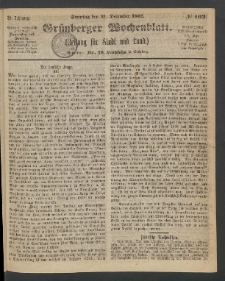 Grünberger Wochenblatt: Zeitung für Stadt und Land, No. 102. (21. December 1862)