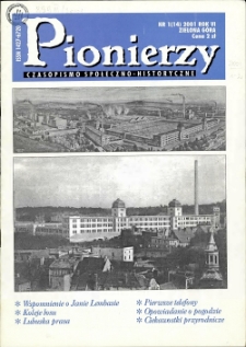 Pionierzy: czasopismo społeczno - historyczne, R. 6, 2001, nr 1 (14)