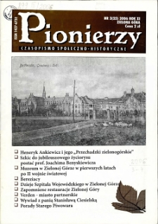Pionierzy: czasopismo społeczno - historyczne, R. 11, 2006, nr 3 (25)