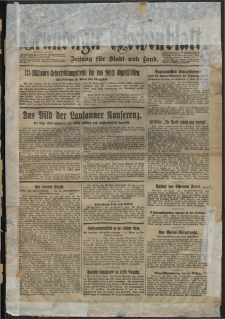 Gr&uuml;nberger Wochenblatt: Zeitung f&uuml;r Stadt und Land, No. 141. (18/19. Juni 1932)