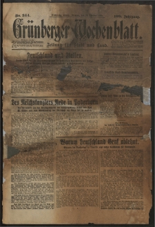 Grünberger Wochenblatt: Zeitung für Stadt und Land, No. 244. (17. Oktober 1932)