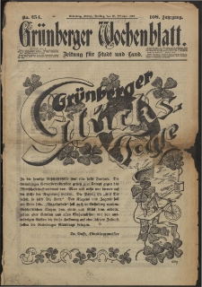 Grünberger Wochenblatt: Zeitung für Stadt und Land, No. 141. (18/19. Juni 1932)