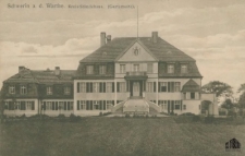Skwierzyna / Schwerin a. d. Warthe; Kreis-Ständehaus (Gartenseite)