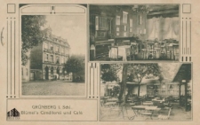 Zielona Góra / Grünberg i. Schles.; Blümel's Conditorei und Café