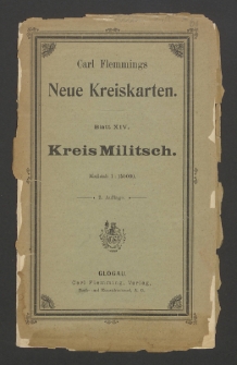 Kreis Militsch [Dokument kartograficzny]