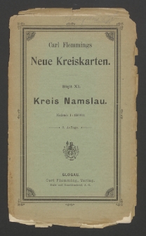 Kreis Namslau : Regierungsbezirk Breslau [Dokument kartograficzny]