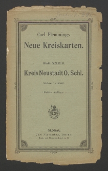 Kreis Neustadt Ob./Schl. [Dokument kartograficzny]