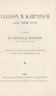 Legiony w Karpatach 1914
