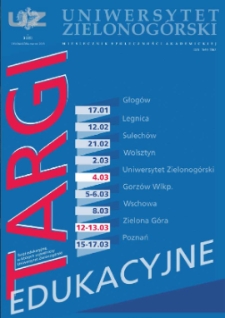 Uniwersytet Zielonogórski, 2013, nr 3 (marzec)